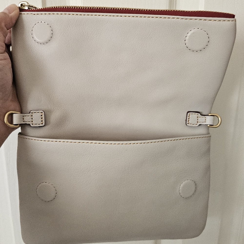 Dooney & Bourke Florentine Leather Crossbody Clutch - Picture 4 of 8